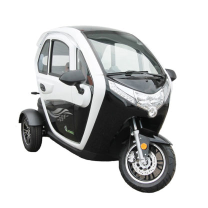 E-Force kabinescooter I sort-hvid