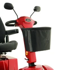 Kurv monteret foran på el-scooter