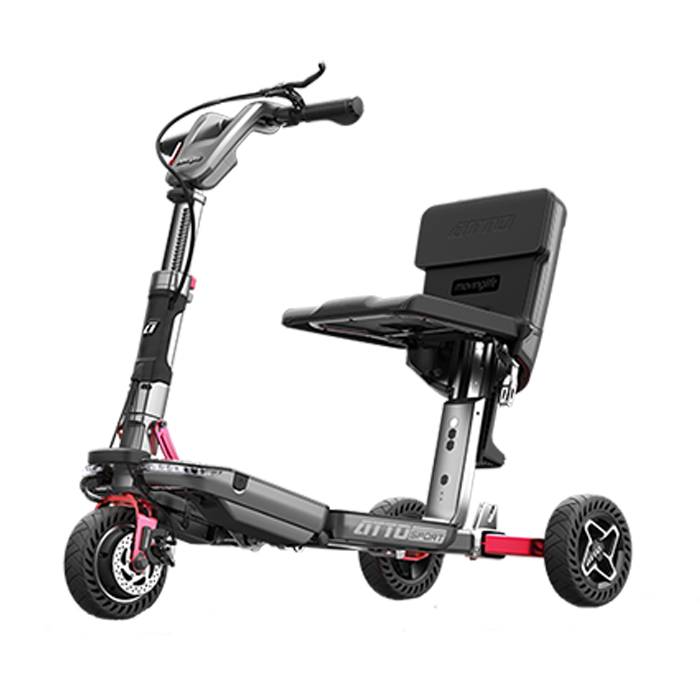 Movinglife ATTO Sport foldbar el-scooter – udfoldet og køreklar